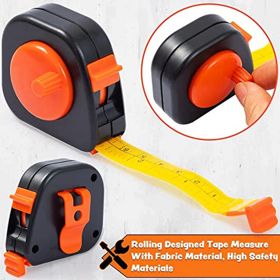 Activity-board  Ensemble de jouets d'outils de Construction pour enfants 32 pièces, sac à dos de jouets d'outils avec jouet de perceuse électrique, casque de Construction, outils de Construction 