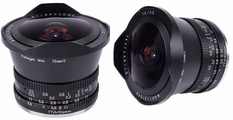 TTARTISANS  Ttartisan 7,5 mm F2 Fisheye (l Monut) 