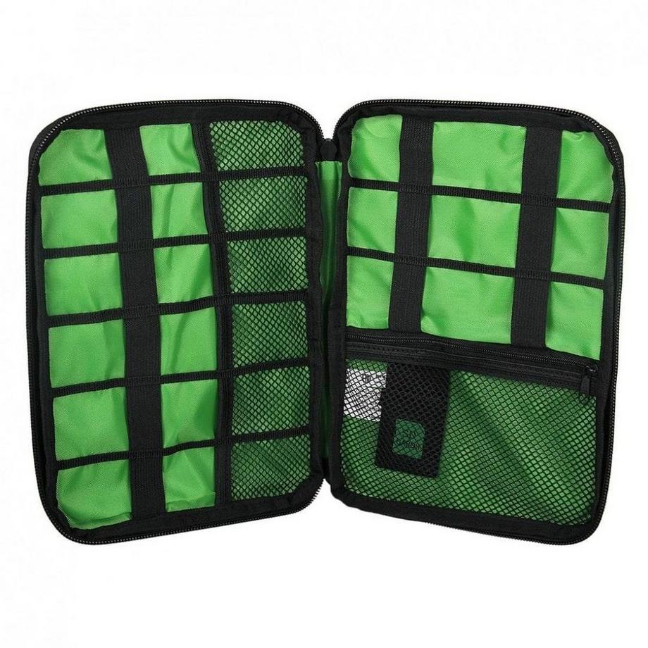 eStore  Tasche zur Aufbewahrung von Kabeln und Elektronik - Orange 