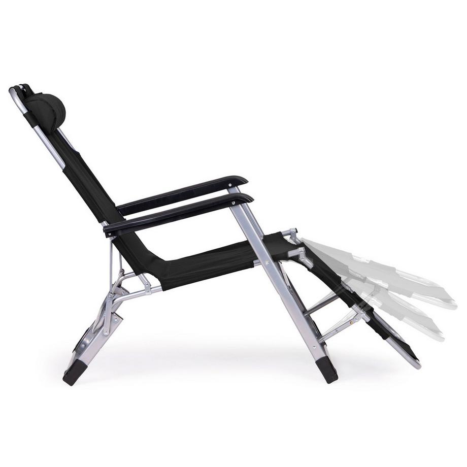 Northix Garten-Strandliege, klappbar 2-in-1,, MultiGarden  