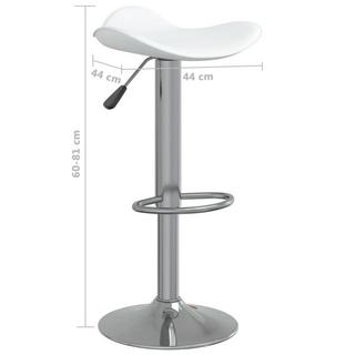 VidaXL Tabouret de bar cuir artificiel  