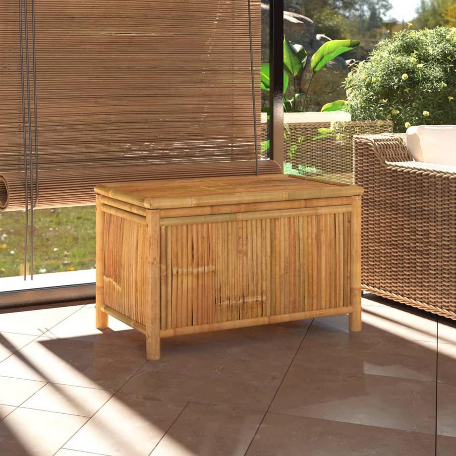 VidaXL contenitore portaoggetti da giardino Fibra di bambù  