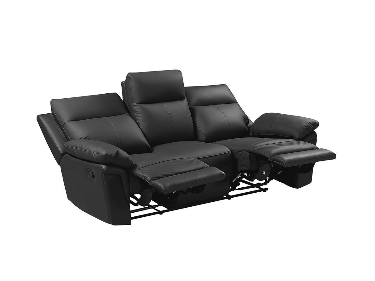 Vente-unique Relaxsofa 3Sitzer Büffelleder PAKITA  