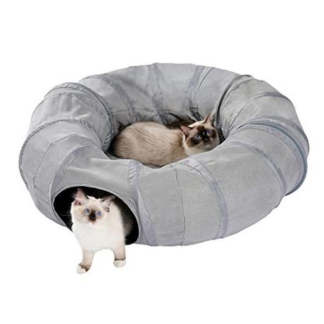 Alopini  Upgrade Katzentunnel, modernisiertes Katzenspielzeug, runder Tunnel für Katzen 