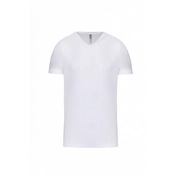 t-shirt mit v-ausschnitt