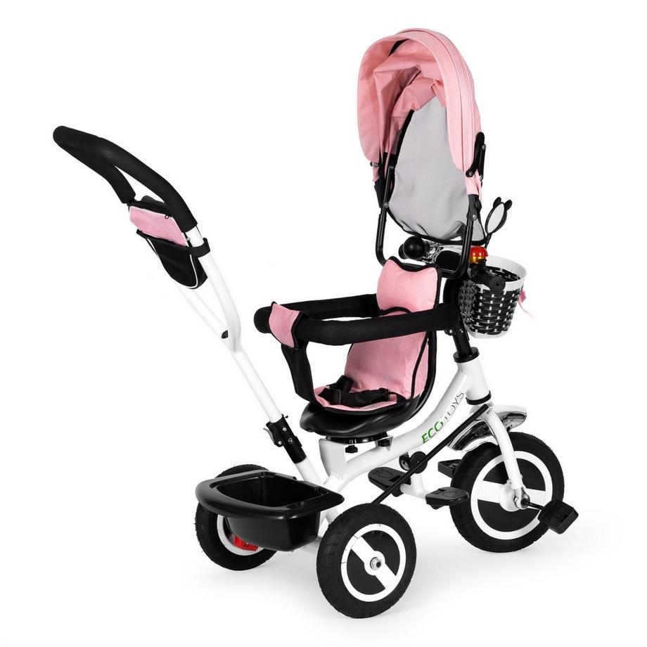 Northio  Auvent rotatif de tricycle, roues en caoutchouc durables 