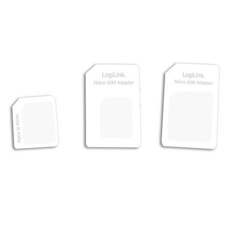 LogiLink  SIM-Karten-Adapter im 3er-Pack 
