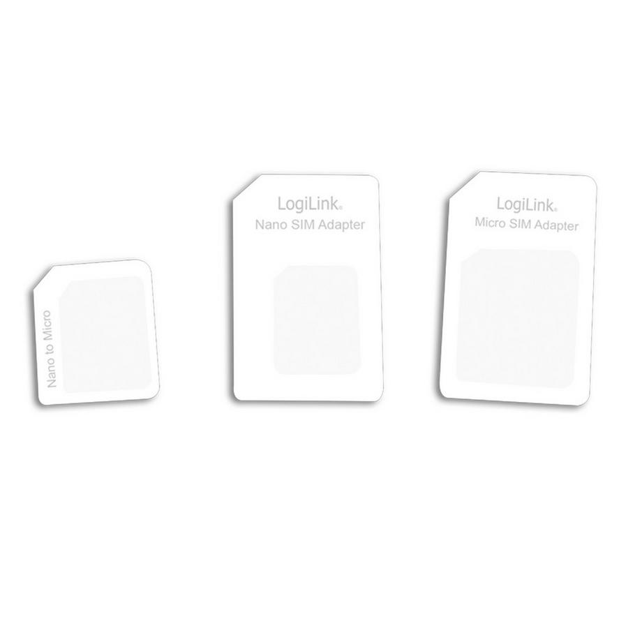 Adattatori per schede SIM, confezione da 3
