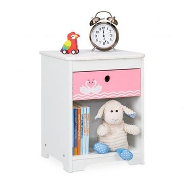 Table de chevet pour enfants Cygne