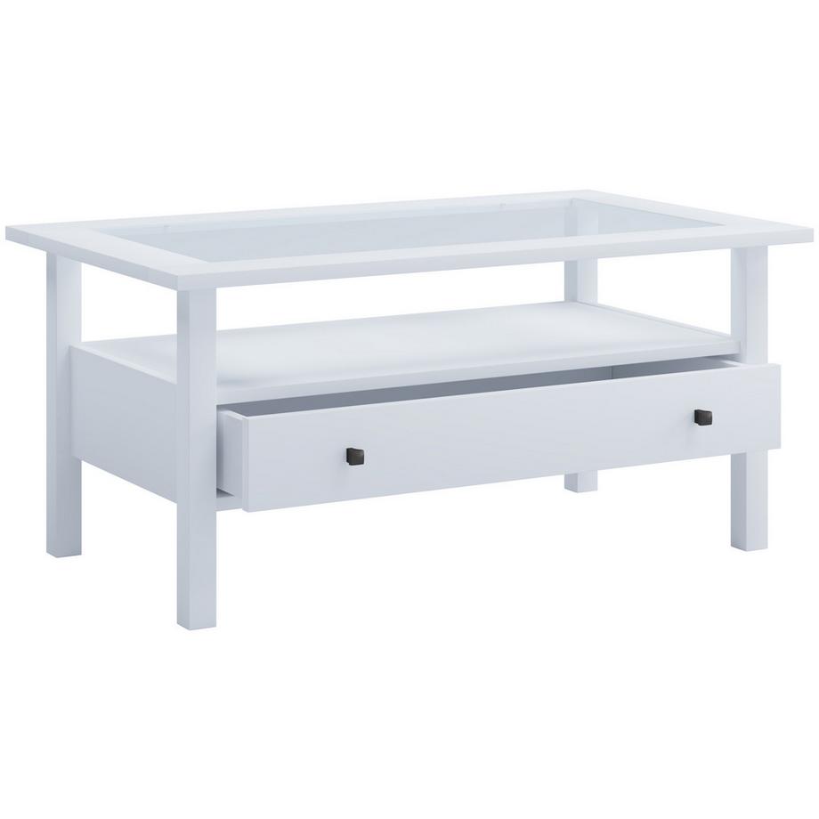 VCM Table d'appoint en bois Table basse Table de salon Tiroir Lingis L  