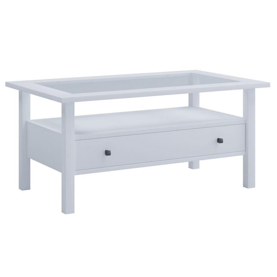 VCM Table d'appoint en bois Table basse Table de salon Tiroir Lingis L  