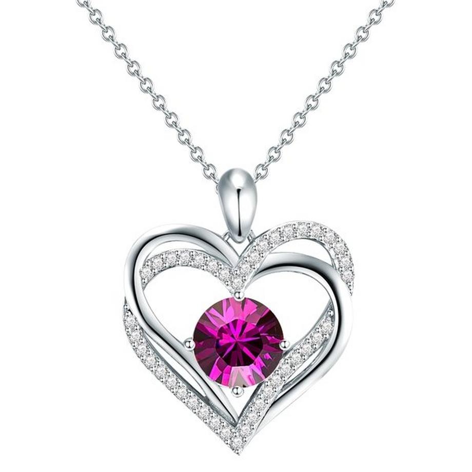 Femme Chaîne de cristaux Swarovski® Coeur
