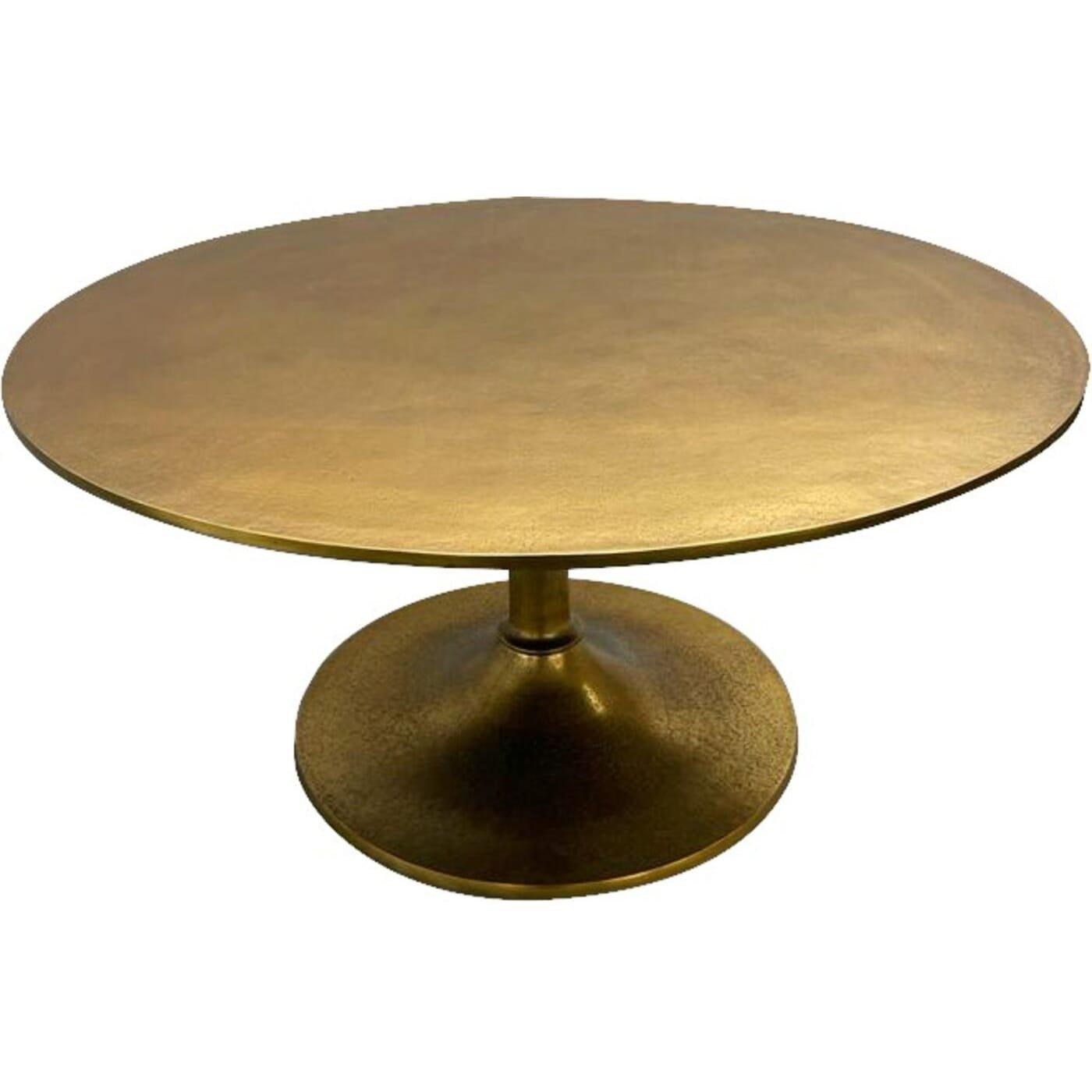 KARE Design Couchtisch Morocco Brass rund 91  