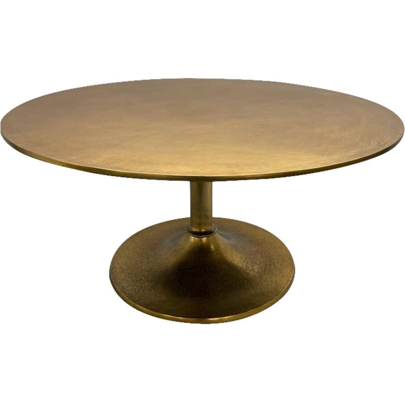 KARE Design Table basse Maroc Laiton ronde 91  