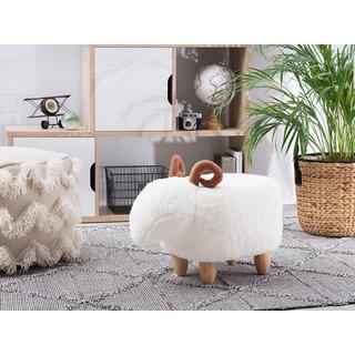 Beliani Repose-pied en Polyester Moderne LAMB  