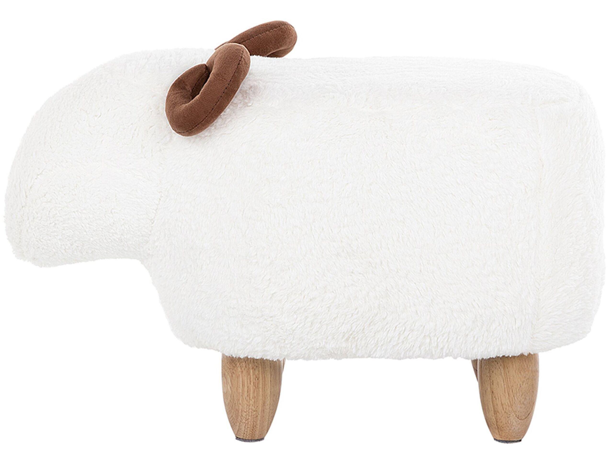 Beliani Repose-pied en Polyester Moderne LAMB  