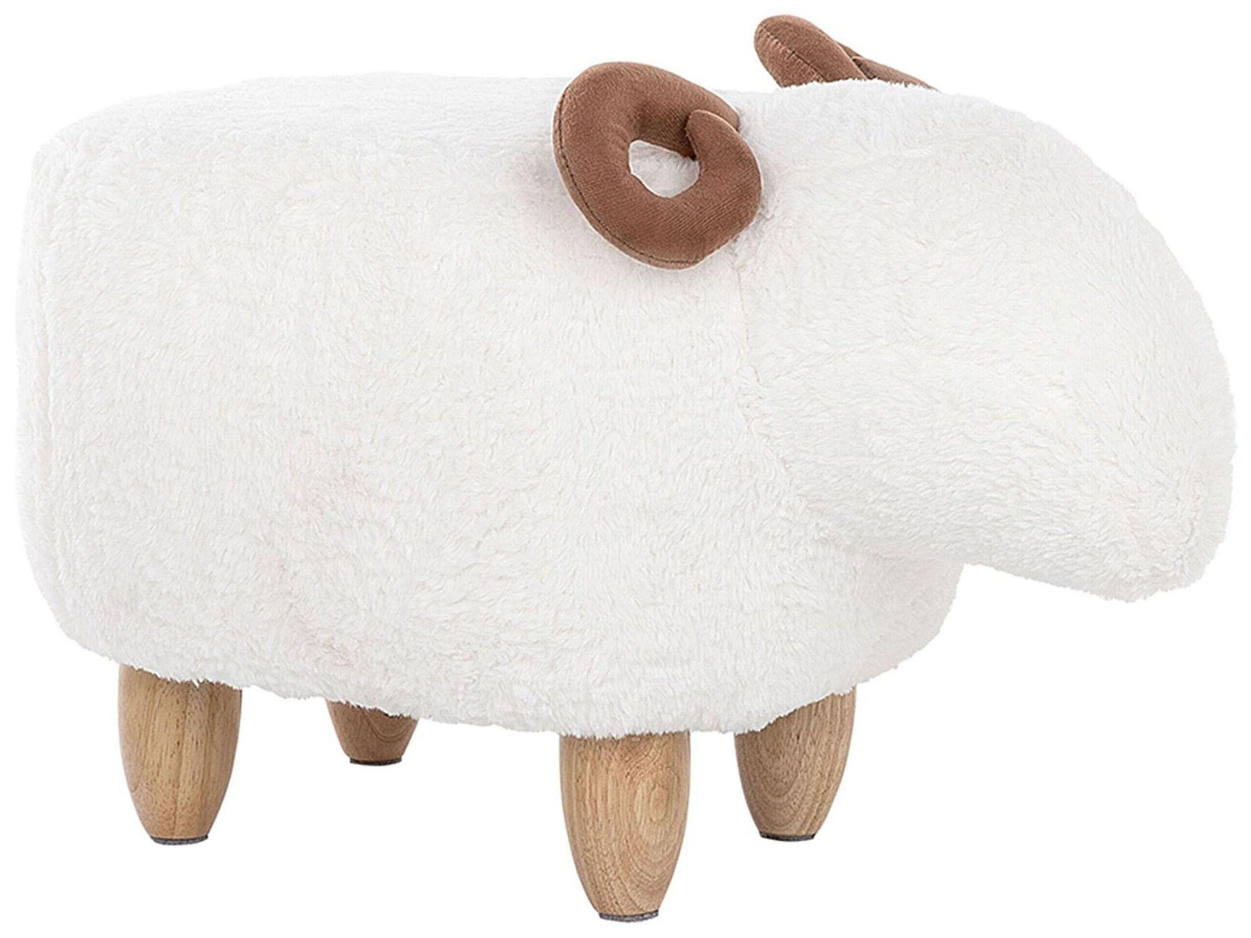 Beliani Repose-pied en Polyester Moderne LAMB  