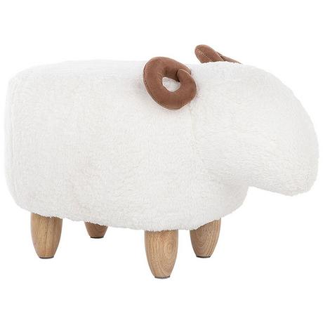 Beliani Repose-pied en Polyester Moderne LAMB  