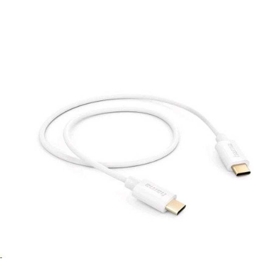 hama  HAMA Ladekabel USB-C auf USB-C 1,0 m Weiß 
