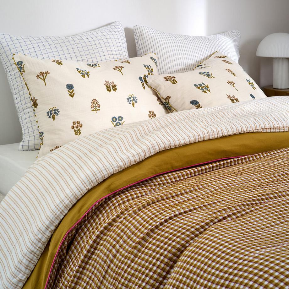 La Redoute Intérieurs Ellin Taie d'Oreiller Mousseline de Coton Fleurie  