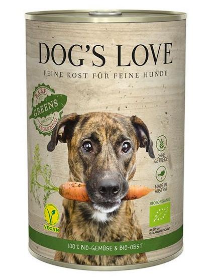 Dog's Love  BIO green Vegan légumes et fruits - Multipack 