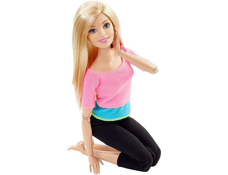 Barbie  Made to Move Puppe mit pinkem Top 