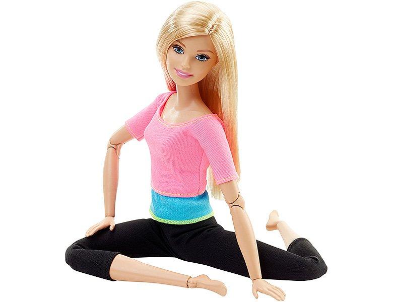 Barbie  Made to Move Puppe mit pinkem Top 