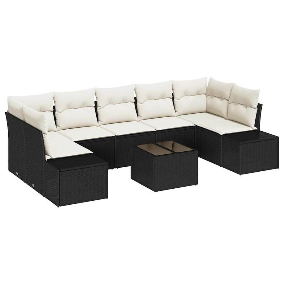 Canapé de jardin poly rattan