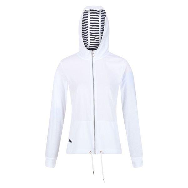 Image of Bayarma Hoodie Mit Durchgehendem Reißverschluss Durchgehender Reißverschluss Damen Weiss 38