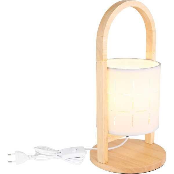 mutoni Lampada da tavolo Ninja Legno naturale 1xE14  