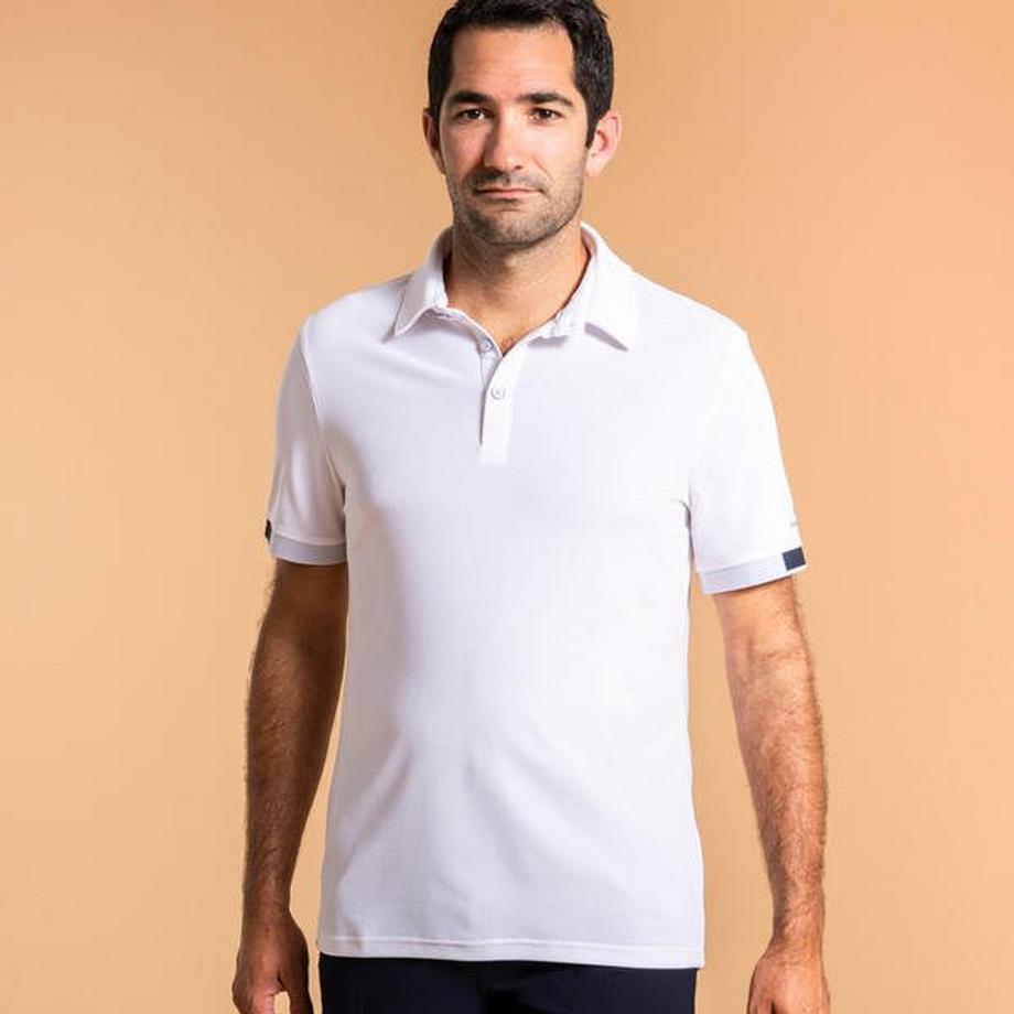 Polo équitation Homme Blanc