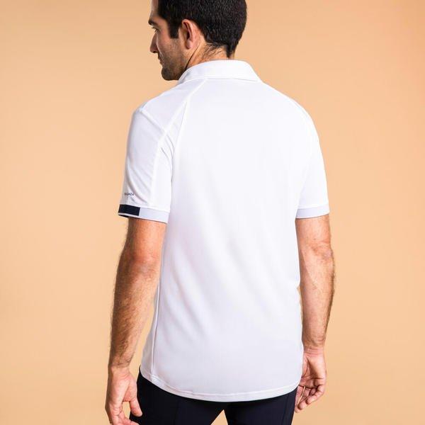 FOUGANZA  Reit-Poloshirt Herren weiß 