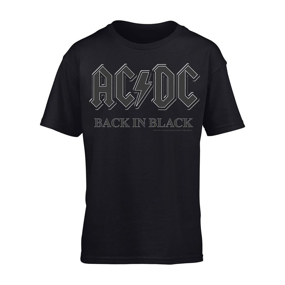 Image of Acdc Back In Black Tshirt Damen Schwarz XXL