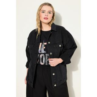 Studio Untold  Jeansjacke, oversized, Hemdkragen, Langarm 