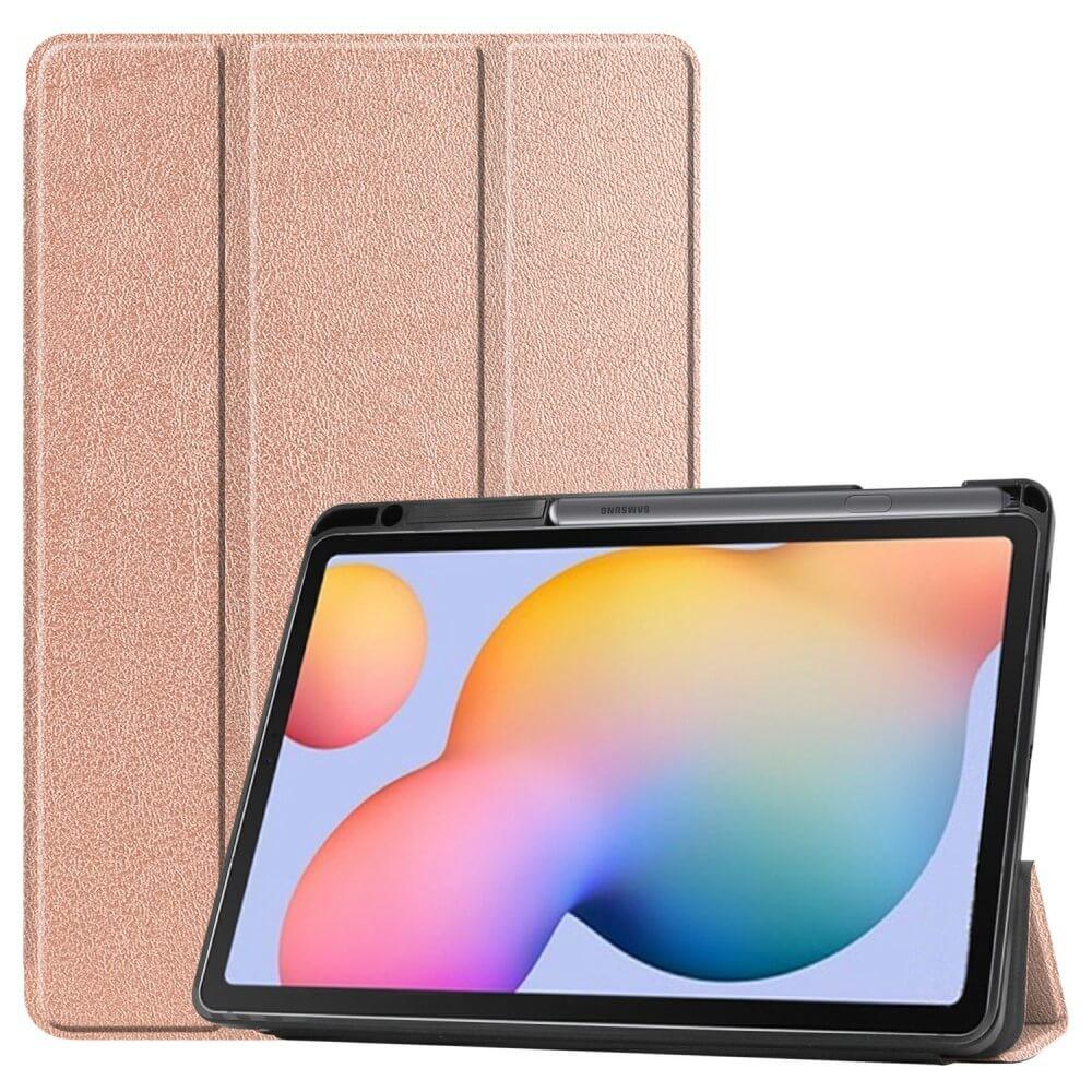 Cover-Discount  Galaxy Tab S6 Lite - Tri-fold Smart Case en cuir 