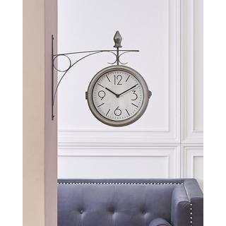 Beliani Wanduhr aus Eisen Industriell ROMONT  