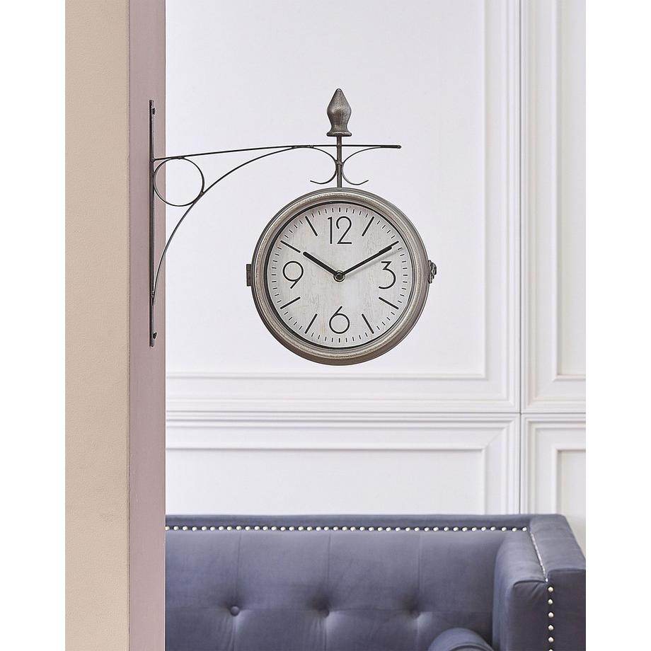 Beliani Orologio da parete en Ferro Industriale ROMONT  