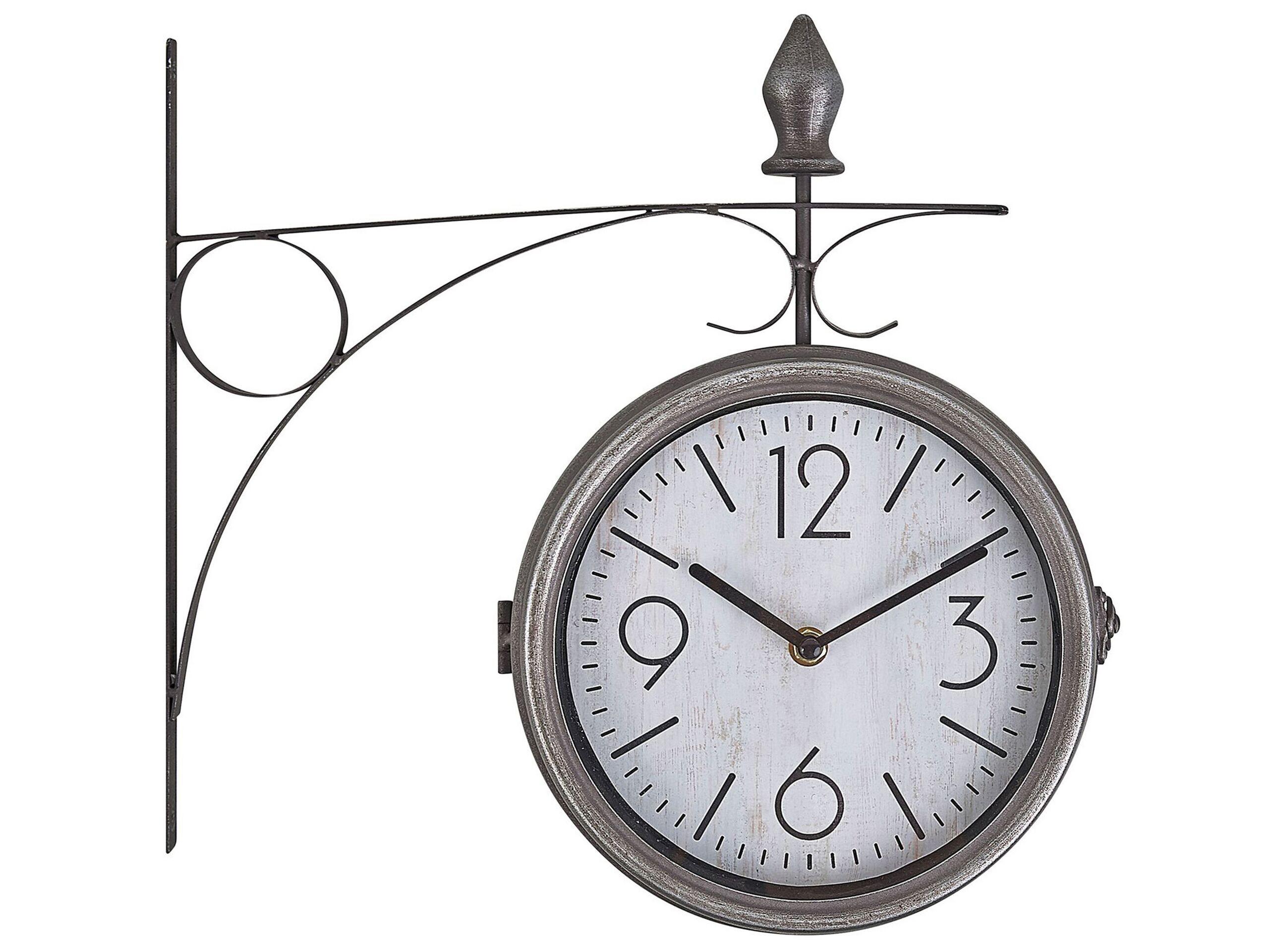 Beliani Horloge murale en Métal Industriel ROMONT  