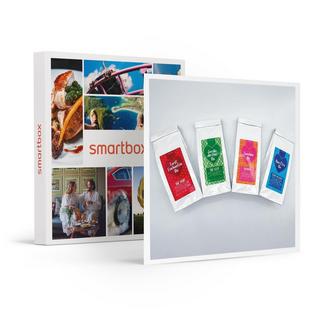 Smartbox  Sélection de 4 infusions, thés et tisanes livrés à domicile - Coffret Cadeau 