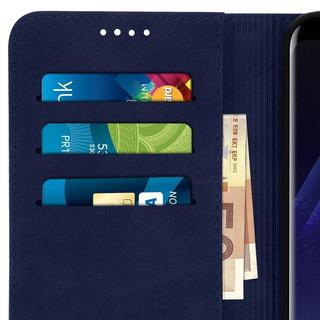 Avizar  Wallet Cover Galaxy S8 Dunkelblau 