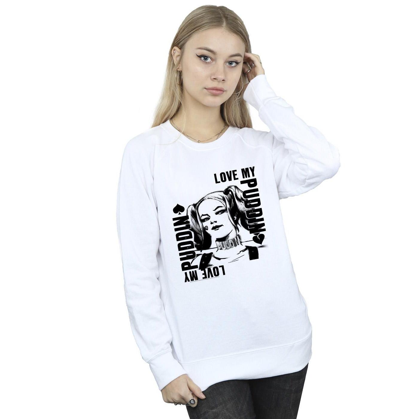 DC COMICS  Suicide Squad Love Puddin Sweatshirt 