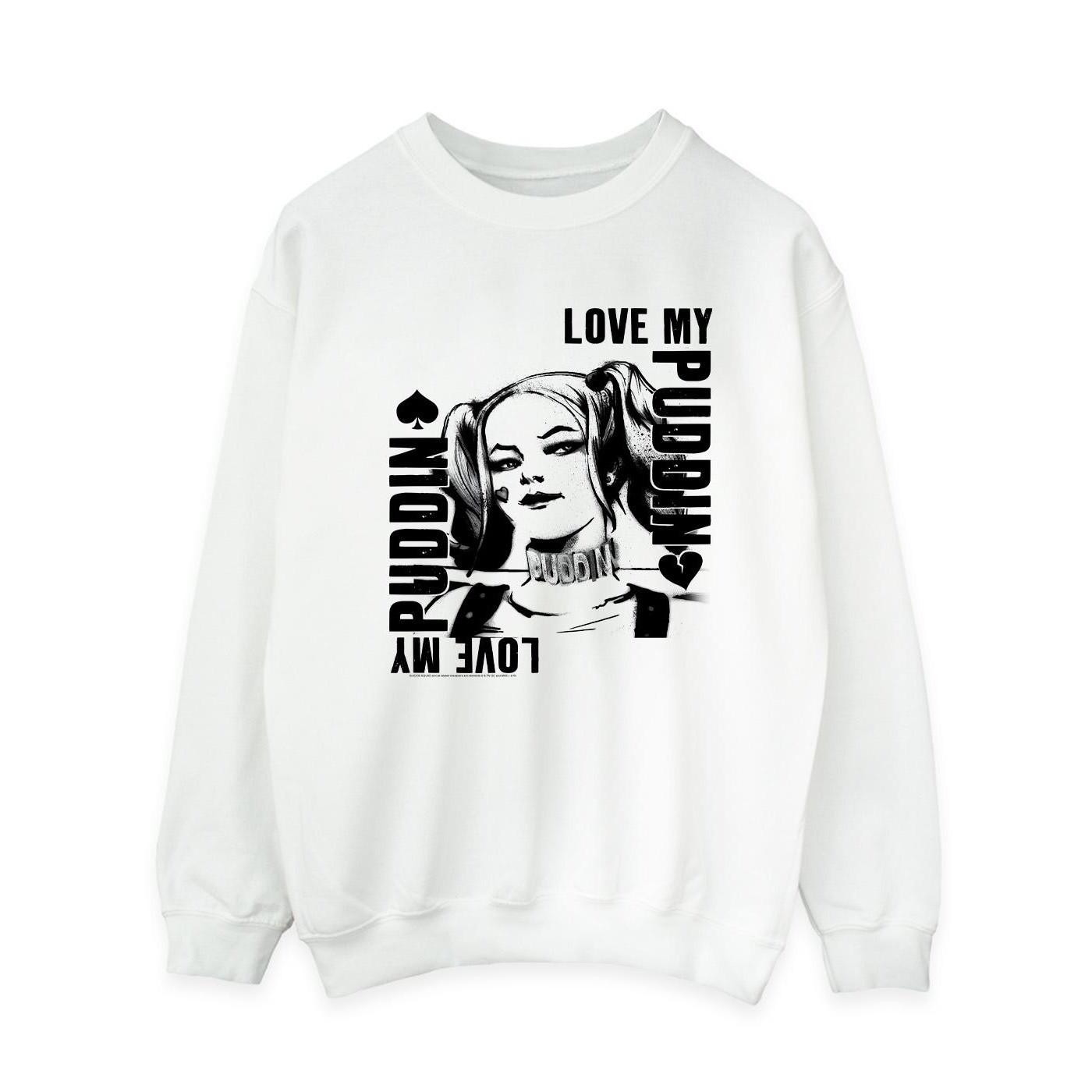 DC COMICS  Suicide Squad Love Puddin Sweatshirt 