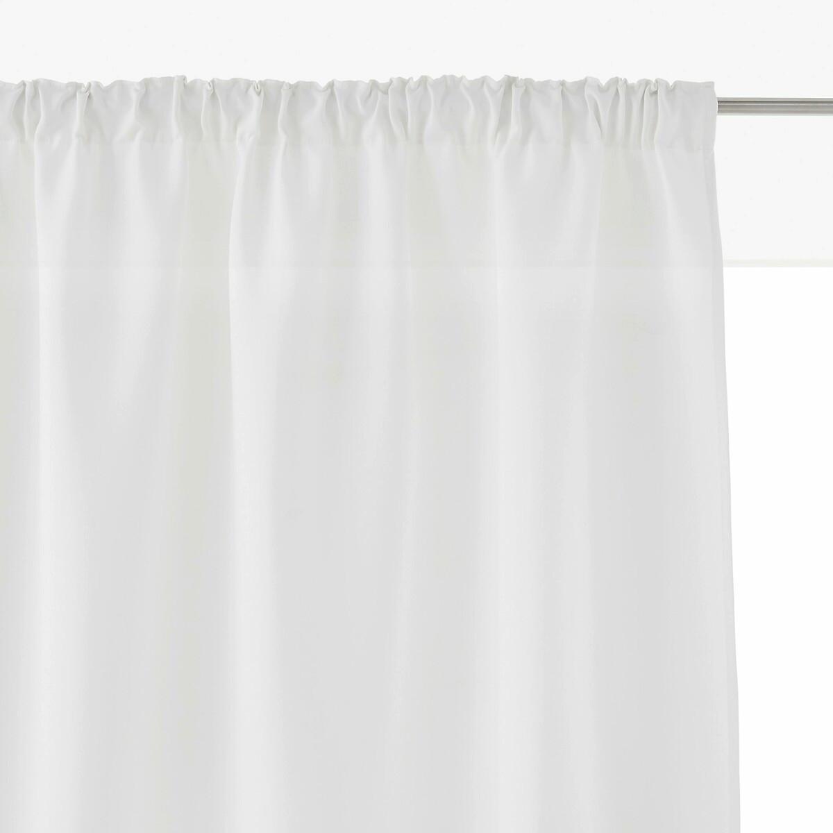 Image of Verdunkelungsvorhang Voda Mit Faltenband Unisex Weiss 140x180 cm