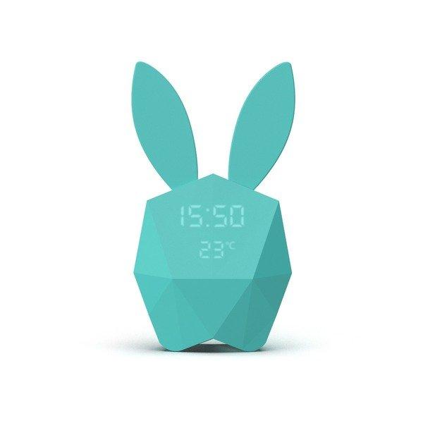 Image of Cutty Clock Wecker Hase Design Blau