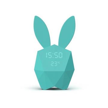 Cutty Clock Wecker Hase Design MOB Blau