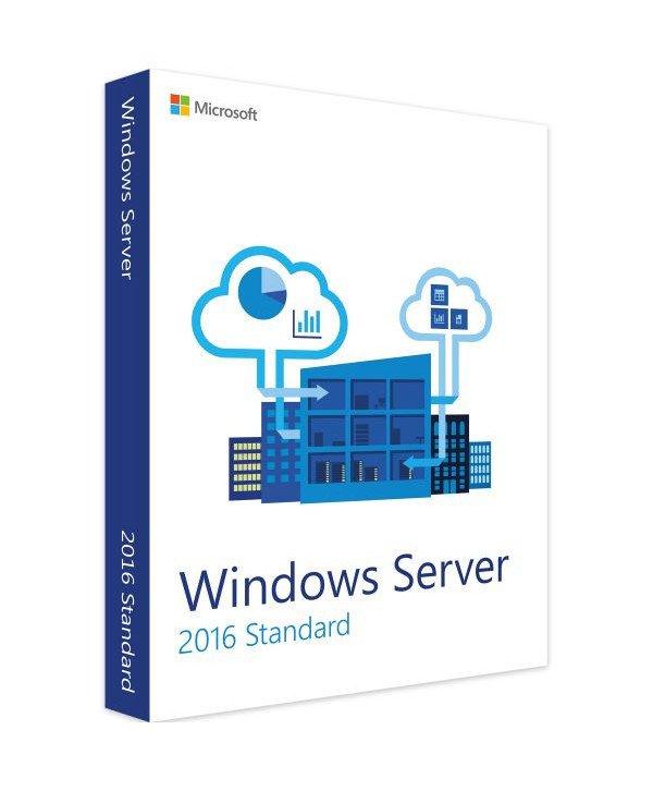 Microsoft  Windows Server 2016 Standard (32 Core) - Clé licence à télécharger - Livraison rapide 7/7j 