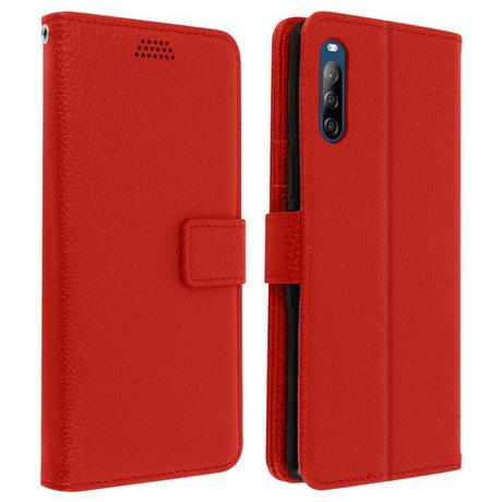 Avizar  Etui Sony Xperia L4 Portefeuille Rouge 