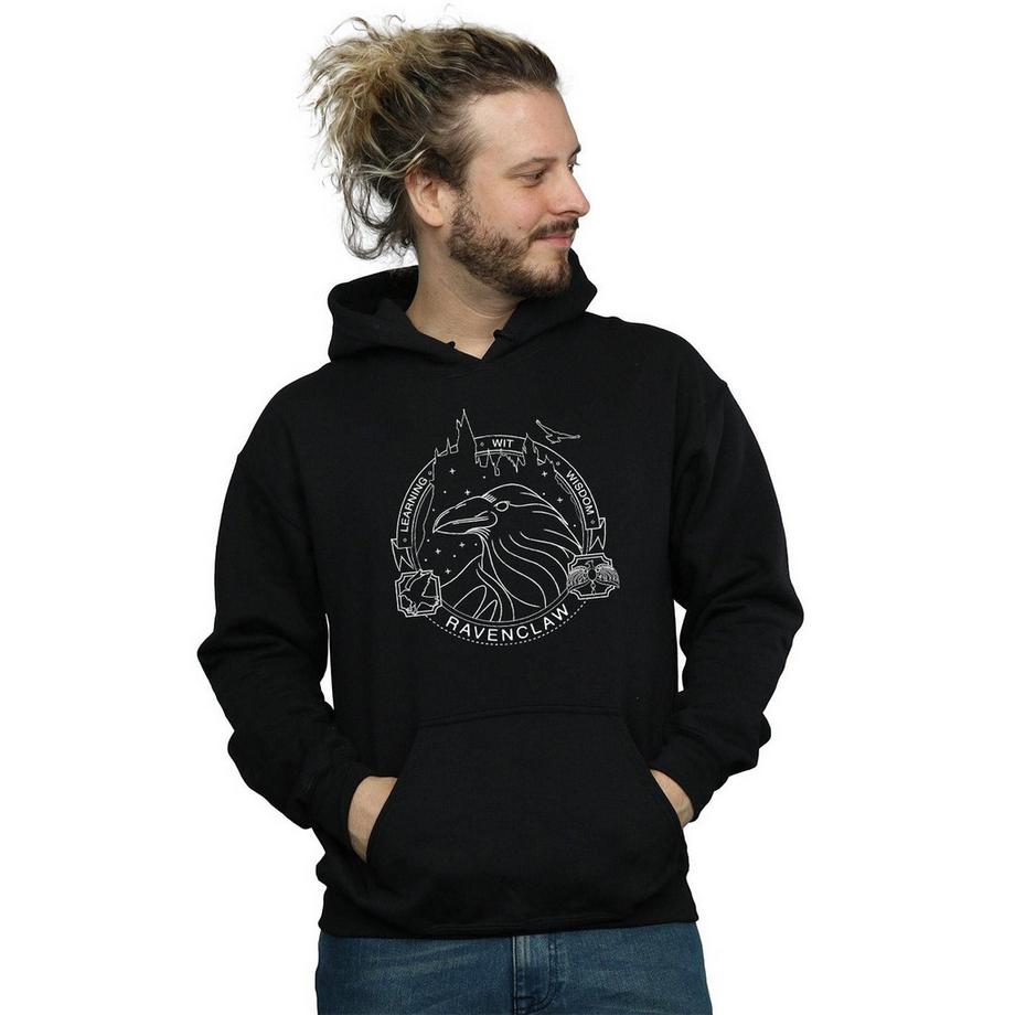 Harry Potter Ravenclaw Felpa con Cappuccio  