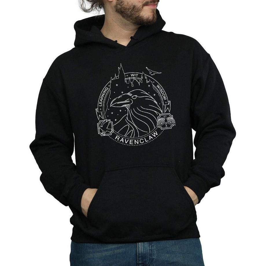 Harry Potter Ravenclaw Felpa con Cappuccio  