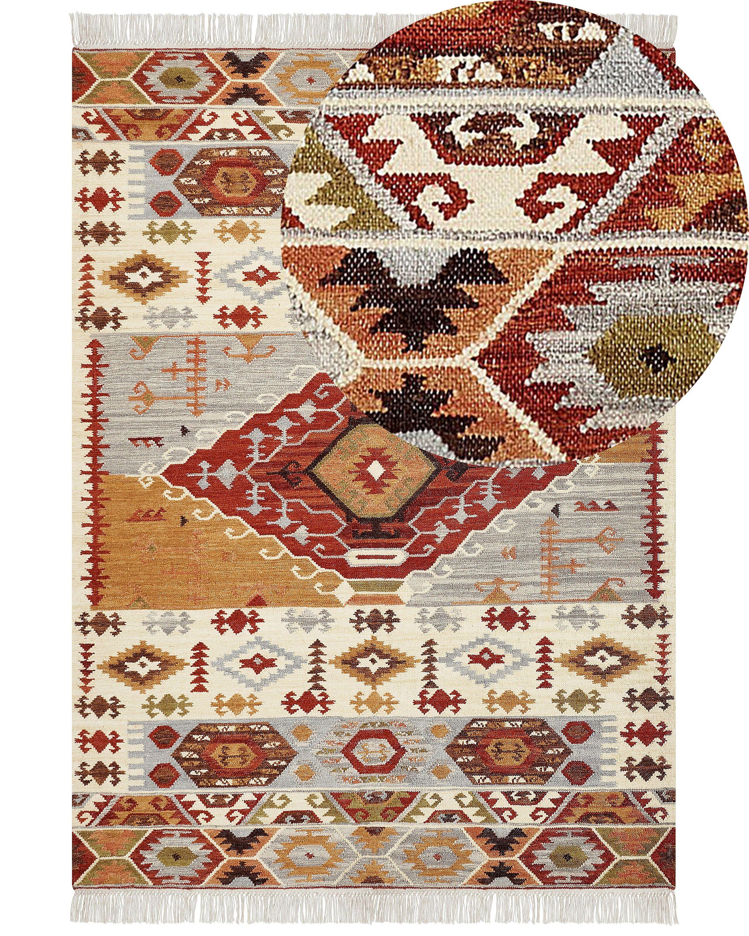 Beliani Tapis en Laine Boho PROSHYAN  